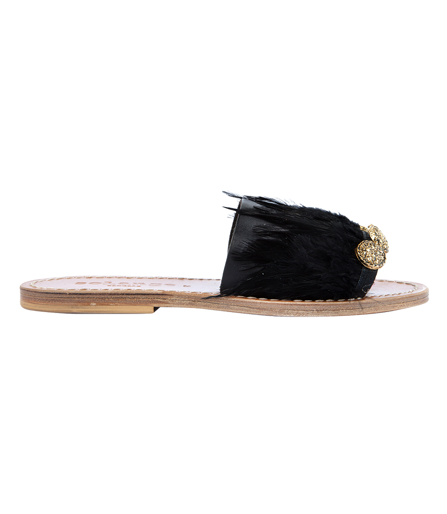 BLACK STRIPE FEATHER