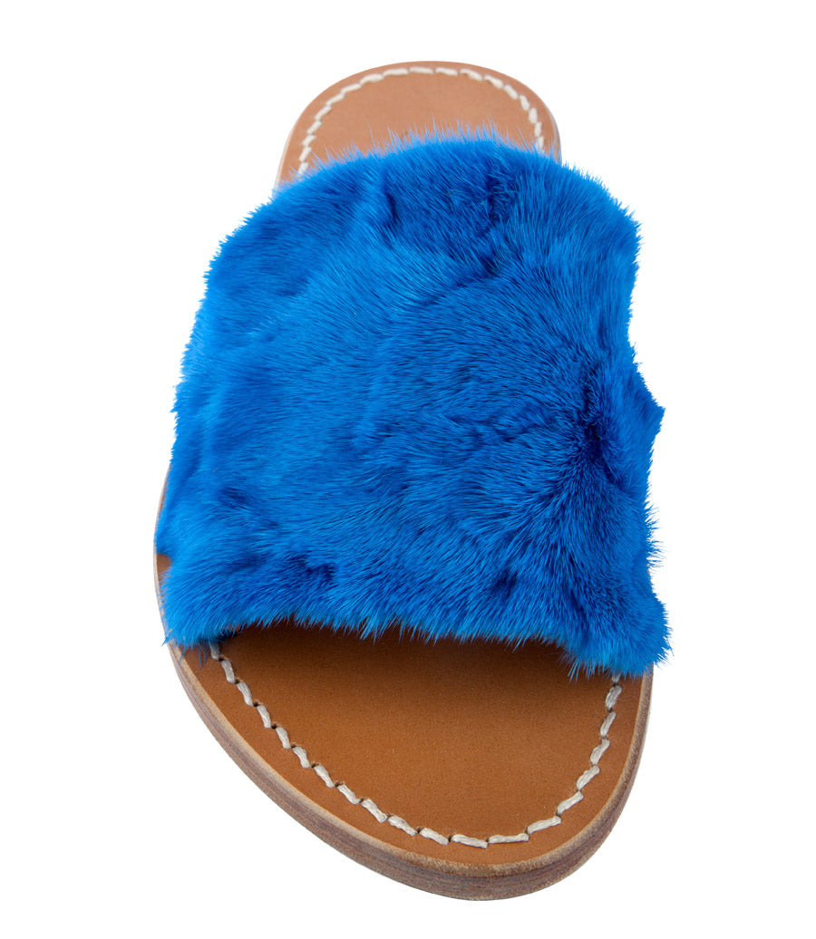 STRIPE WITH MINK HEAD