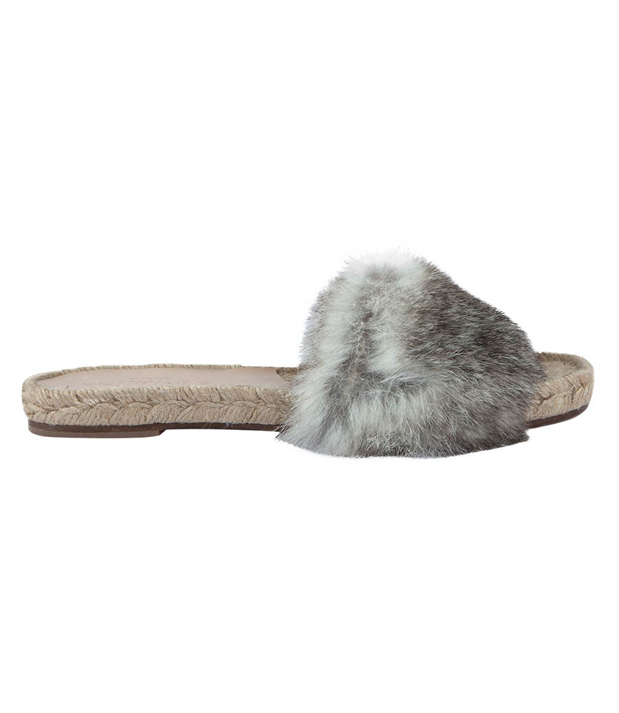 STRIPE ESPADRILLE GREY