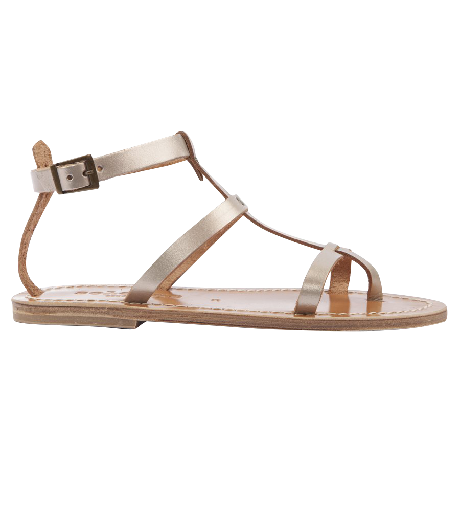 MYKONOS FLAT SANDALS FT ANKLE BUCKLE FASTENING